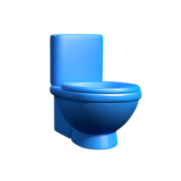 toalett sittplats 3d tolkning ikon illustration png