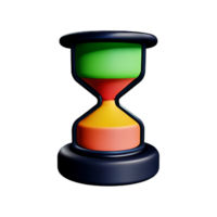 Timer 3d interpretazione icona illustrazione png