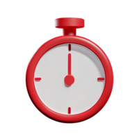 timer 3d rendering icon illustration png