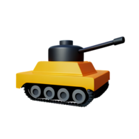 tank 3d rendering icon illustration png