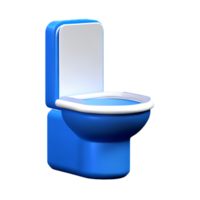 toilette siège 3d le rendu icône illustration png