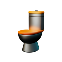 toilette siège 3d le rendu icône illustration png