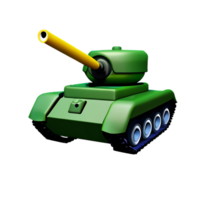 tank 3d rendering icon illustration png
