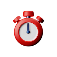 timer 3d rendering icon illustration png