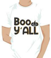 Boo To You, Halloween T shirt Design, vector