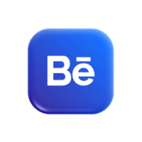 Behance 3D Icon png