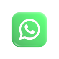 icono de whatsapp 3d png