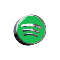 3D spotify Icon png