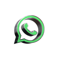 3d WhatsApp icône png