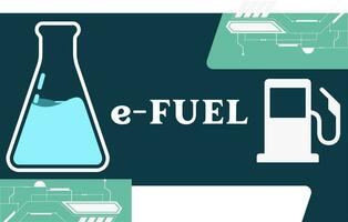 Electrofuels or e-fuels or synthetic fuels are an emerging class of carbon neutral fuels that are made from renewable sources vector. vector