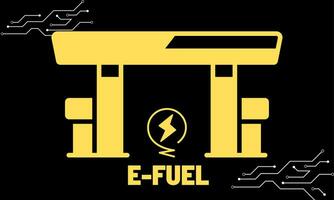 Electrofuels or e-fuels or synthetic fuels are an emerging class of carbon neutral fuels that are made from renewable sources vector. vector