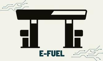 electrocombustibles o e-combustibles o sintético combustibles son un emergente clase de carbón neutral combustibles ese son hecho desde renovable fuentes vector. vector