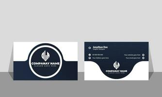Professional creative business card template design vector