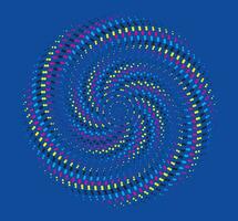 abstract background with circles, a blue background with a spiral pattern in the center vector