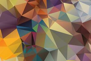 low poly background design vector