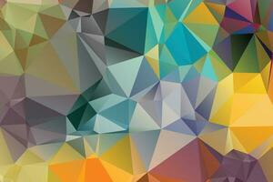 low poly background design vector