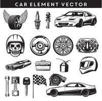 Car element vector set