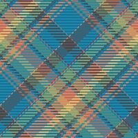 Seamless pattern of scottish tartan plaid. Repeatable background with check fabric texture. Vector backdrop striped textile print.