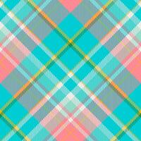 Tartan scotland seamless plaid pattern vector. Retro background fabric. Vintage check color square geometric texture. vector