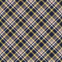 Plaid seamless pattern. Vector background of textile ornament. Flat fabric design.