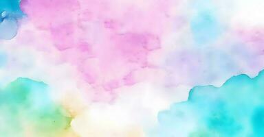 Colorful handmade watercolor backgrounds and textures. AI generative photo