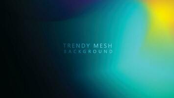 abstract trendy mesh web banner background. trendy soft holographic gradient abstract vector illustration for header, landing page, and poster. watercolor mesh design of vibrant blend colors