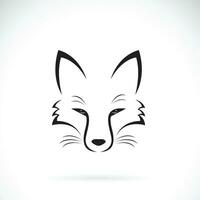 Vector of fox head design on white background. Easy editable layered vector illustration. Wild animals.