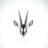 Vector of speke's gazelle design on white background. Easy editable layered vector illustration. Wild animals.