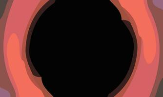 Simple black hole background with copy space area. Suitable for poster and banner vector