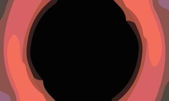 Simple black hole background with copy space area. Suitable for poster and banner vector