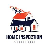 hogar inspección logo diseño vector para corredor de bienes raíces negocio