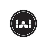 vector de icono de mezquita