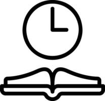 study time line icon vector