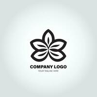 company logo with swivel shapes, in the style of minimalist monochromatic, black and white, simple, stencil design style vector