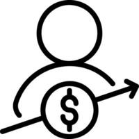 investor line icon vector