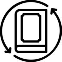 reload line icon vector