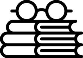 glasses line icon vector