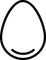 egg line icon vector