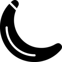 banana glyph icon vector