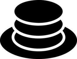 pancakes glyph icon vector