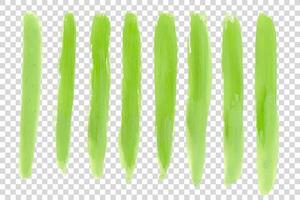 Artistic Green Paint Hand Made Tracing From Sketch, Vector Illustration