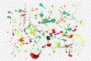 Abstract Splash Hand Made Tracing From Sketch, Vector Illustration