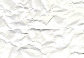 Texture of Crumpled Paper Tracing From Real Paper, Vector Illustration