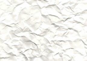 Texture of Crumpled Paper Tracing From Real Paper, Vector Illustration