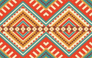 Ethnic abstract ikat art. Aztec ornament print. geometric ethnic pattern seamless  color oriental.  Design for background ,curtain, carpet, wallpaper, clothing, wrapping, Batik, vector illustration.