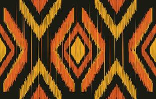 étnico resumen ikat Arte. azteca ornamento impresión. geométrico étnico modelo sin costura color oriental. diseño para antecedentes ,cortina, alfombra, fondo de pantalla, ropa, envase, batik, vector ilustración.