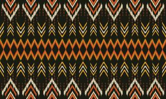 Ethnic abstract ikat art. Aztec ornament print. geometric ethnic pattern seamless  color oriental.  Design for background ,curtain, carpet, wallpaper, clothing, wrapping, Batik, vector illustration.