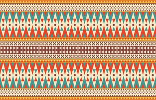 Ethnic abstract ikat art. Aztec ornament print. geometric ethnic pattern seamless  color oriental.  Design for background ,curtain, carpet, wallpaper, clothing, wrapping, Batik, vector illustration.