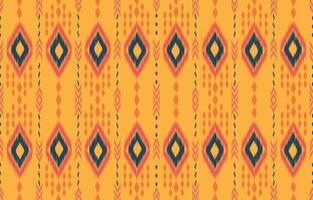 Ethnic abstract ikat art. Aztec ornament print. geometric ethnic pattern seamless  color oriental.  Design for background ,curtain, carpet, wallpaper, clothing, wrapping, Batik, vector illustration.