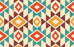 Ethnic abstract ikat art. Aztec ornament print. geometric ethnic pattern seamless  color oriental.  Design for background ,curtain, carpet, wallpaper, clothing, wrapping, Batik, vector illustration.